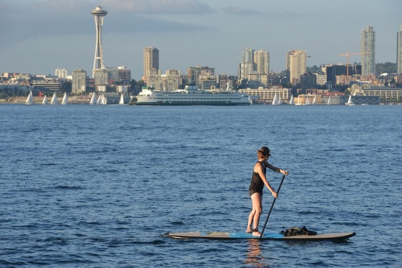 Ways to stay cool: Paddle board