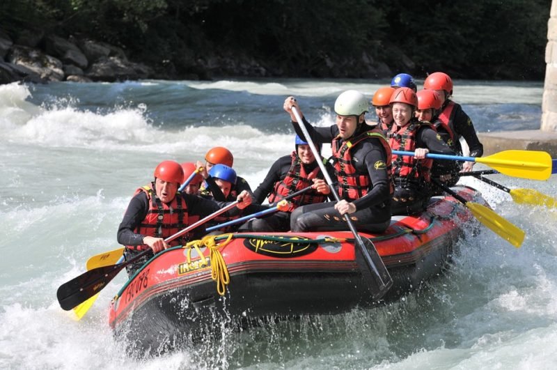 Ways to stay cool: White water rafting